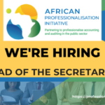 Will you be the new Head of the API Secretariat?